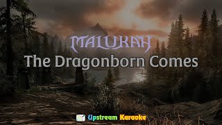 Malukah  The Dragonborn Comes  Karaoke version [upl. by Carmel]