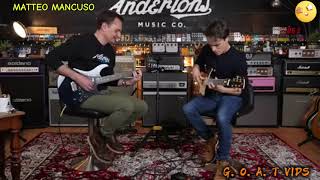 MATTEO MANCUSO Share his unique style and lovely tone👍🎸😎 [upl. by Post]