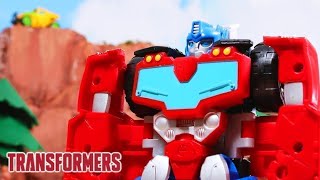 Transformers Rescue Bots  Stop Motion 247  Kids Show  Animation [upl. by Brandice81]