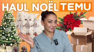 HAUL TEMU  DÉCORATION NOËL 🎅🎄🎁 [upl. by Attenej232]