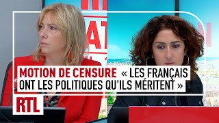 Motion de censure  quotLes Français ont les politiques quils méritentquot Débat Saporta  Portelli [upl. by Yadsendew502]