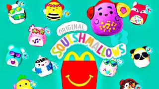 SQUISHMALLOWS HAPPY MEAL TOYS Unboxing at MCDONALD’S  Which Toy Did We Get ⁉️ [upl. by Idalina]