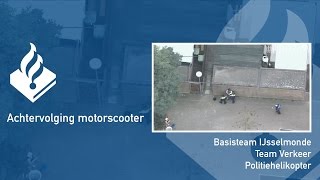 Politie PRO247 achtervolging motorscooter [upl. by Artkele]