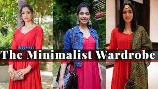 Chikankari Kurti styled 10 Ways Minimalist Wardrobe Ep 5 [upl. by Kristoforo]