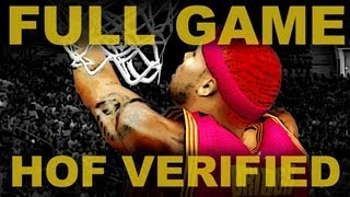 NBA 2k13 MyCAREER  Full Game Hall of Fame Verification  How to Grow YouTube Channel [upl. by Bang]