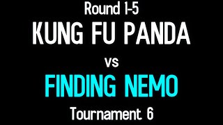 ROUND 15  KUNG FU PANDA vs FINDING NEMO Tournament 6 Tournorbz [upl. by Ahsenek65]