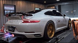 2018 Porsche 9912 Carrera S Most INSANE POPS amp FLAMES w ARMYTRIX Exhaust x PPPerformance Tuning [upl. by Yetac539]