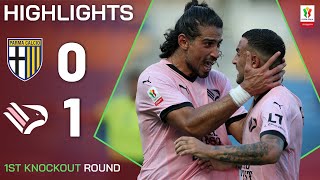 PARMAPALERMO 01  HIGHLIGHTS  Insigne sends Rosanero through  Coppa Italia Frecciarossa 202425 [upl. by Ademla]