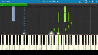 Chariots of Fire Synthesia Piano Tutorial [upl. by Caughey]