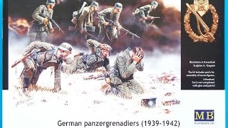 Master Box  German Panzergrenadiers 135 Kit Review Part 1 [upl. by Hanoy]