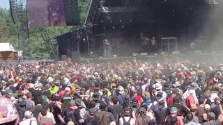 Hellfest 2017 huge and fast circle pit [upl. by Hakeber594]