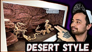 DIY Reptile Background Desert Style [upl. by Leba399]