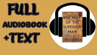 The way of the Superior man by David Deida AudiobookText [upl. by Orlov]