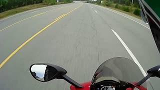 Ducati 1299S Panigale 215bhp Termignoni exhaust onboard 50186 in 13 seconds [upl. by Vivianne492]