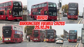 Buses at Barkingside Fulwell Cross 251024 [upl. by Annayram847]