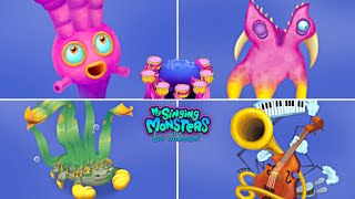 Gamma Water  All Monsters full Song  My singing Monsters The Lost Landscape [upl. by Sillsby]