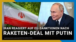 Raketen an Russland Iran bestellt europäische Botschafter nach Sanktionen ein [upl. by Nauqyaj950]