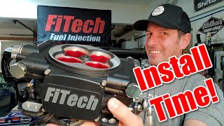 Fuel Injection Conversion Part 4 Throttle Body Install and Wiring  FiTech [upl. by Enimaj]