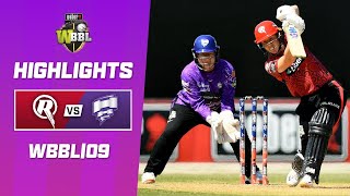 Melbourne Renegades v Hobart Hurricanes  WBBL09 [upl. by Llerryt870]