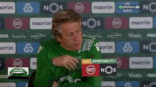 Conferência de Imprensa Jorge Jesus  Sporting CP X Vitória SC  04 de Março de 2017 [upl. by Gasperoni]