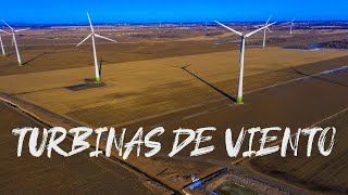 Turbinas gigantes de viento en medio del Campo [upl. by Leake453]