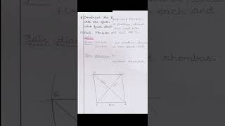 TN 8th std maths Ex 55  II sum iConstruction of Parallelogram amp Rhombusshortstnmaths6to10 [upl. by Nerin]