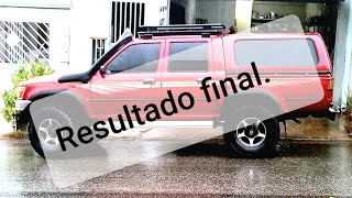 Instalação das buchas e fixação do bagageiro e instalação do Snorkel e de Paralamas 4x4 hilux [upl. by Nohpets945]