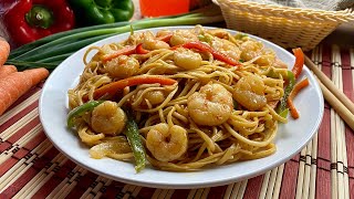 Fideos Chinos con Gambas [upl. by Ahseret]