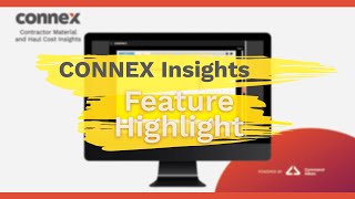 Materials amp Haul Cost Dashboard  CONNEX Feature Highlight [upl. by Aronle33]