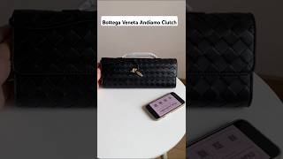 Bottega Veneta Andiamo Hand Clutch bag luxurybag luxury handbags fashion bvbag bottegaveneta [upl. by Love]