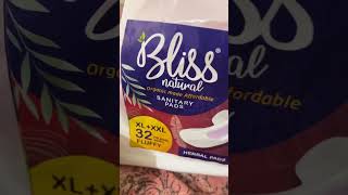 Best organic amp affordable sanitary pad  blissnatural [upl. by Sivia494]