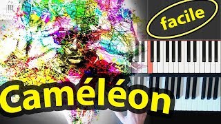 Maître Gims  Cameleon  Piano tuto [upl. by Nirehtak]