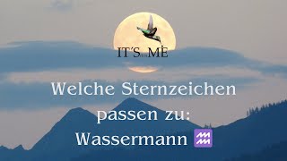 Welche Sternzeichen passen zu Wassermann ♒️ [upl. by Ogaitnas273]