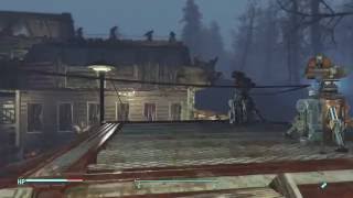 Fallout 4 National Park visitors center  Settlement tour Rebuilt floors and attic  No mods  PS4 [upl. by Kerby]