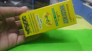 Haldi kuf Ayurvedic cough syrup haldi kuf benefits and uses review by Medicineknowledgehindi [upl. by Vivica648]