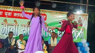 Ajana ajana sajana mor ajana tharu song by Sandhya and Mandisha shah tharu dance stage performance [upl. by Norbie]