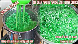 RESEP CENDOL TAPIOKA MUDAH amp SIMPEL ‼️ SEMUA ORANG BISA MEMBUATNYA [upl. by Leoline]