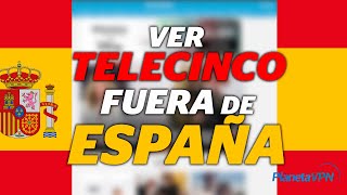 Telecinco en vivo fuera de España Cómo ver Telecinco online en streaming fuera de España 🇪🇸 🇪🇸 [upl. by Lehman371]