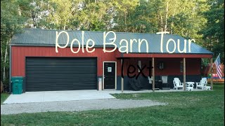 POLE BARN TOUR  BUILDING YOUR OWN [upl. by Lenhart]