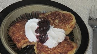 Klatkager ♥ How to make Danish Pancakes dansker pandekager using rice porridge Risengrød ❄ [upl. by Brant710]