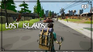 Lost Islands  ep1 First Look  Survive  Craft  Build [upl. by Godber]