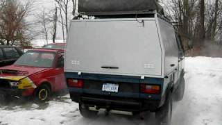 Cold start 1989 Volkswagen Doka Tristar TDI Syncro [upl. by Eisle]