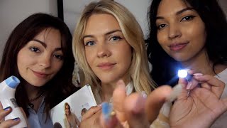 ASMR  RP médical 👩🏼‍⚕️ checkup complet oreilles yeux avec RoxaneASMR amp Haripear [upl. by Vitek]