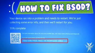 HOW TO FIX BSOD ERROR PAGE FAULT IN NONPAGED AREA  HOBI IT [upl. by Esirec328]