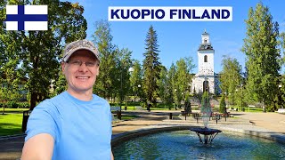 KUOPIO FINLAND  A City in the Lakes 🇫🇮 [upl. by Ahtelra309]