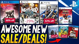 Awesome NEW PlayStation Game Sale  Deals Great PS5PS4 Games CHEAPER and Recent Releases on Sale [upl. by Kellyn]