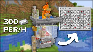 Minecraft 120 Easy Iron Farm Tutorial  300 Per Hour [upl. by Blumenfeld]