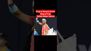 Rafael Nadal Retires More details in Pin 📌 Comment youtubeviral viralyoutubeshorts shortsviral [upl. by Oirram]