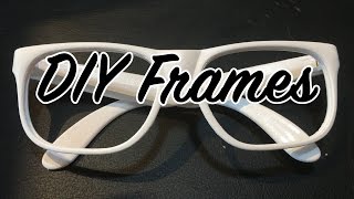 DIY White Glasses Frames [upl. by Eelrefinnej]