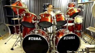 12 Piece Vintage Custom Tama Imperialstar Drum set [upl. by Bryant133]